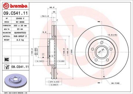 BREMBO 09.C541.11