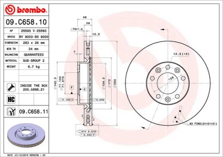 BREMBO 09.C658.11