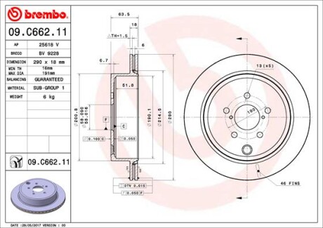 BREMBO 09.C662.11