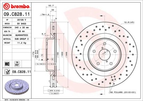 BREMBO 09.C828.11