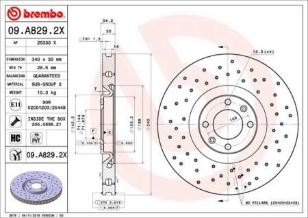 BREMBO 09.D096.13