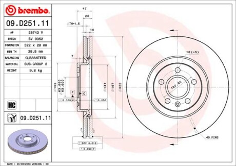 BREMBO 09.D251.11