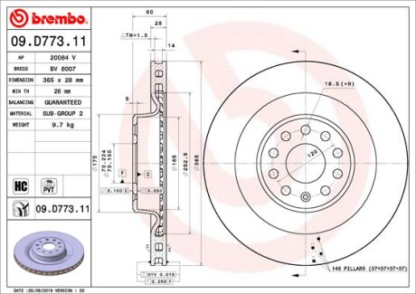 BREMBO 09.D773.11