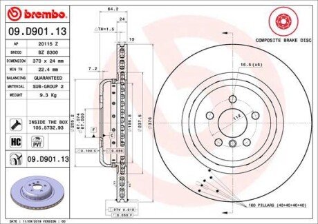 BREMBO 09.D901.13