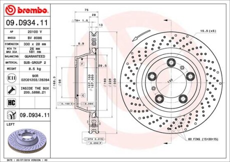 BREMBO 09.D934.11