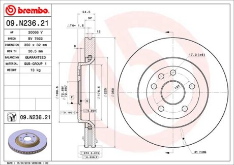 BREMBO 09.N236.21