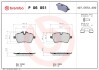 Комплект гальмівних колодок BREMBO P06051 (фото 1)