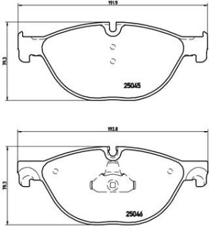 Колодки тормозные дисковые BREMBO P06076