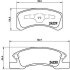 Комплект гальмівних колодок з 4 шт. дисків BREMBO P16011 (фото 1)