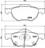 Гальмівні колодки, дискові BREMBO P 28 036 (фото 1)