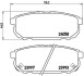 Комплект гальмівних колодок BREMBO P30023 (фото 1)