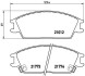 Комплект гальмівних колодок BREMBO P30024 (фото 1)