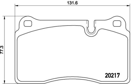 Колодки гальмівні дискові BREMBO P 44 018