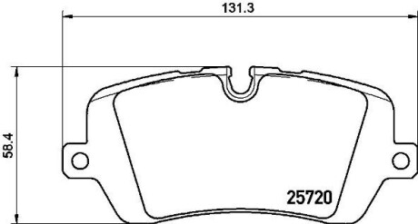 Колодки гальмівні дискові BREMBO P 44 021