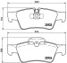 Комплект гальмівних колодок BREMBO P 50 064 (фото 1)