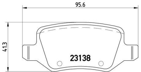 Комплект гальмівних колодок BREMBO P 50 090