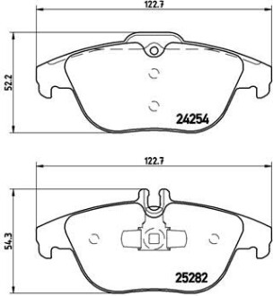 Комплект гальмівних колодок BREMBO P50104