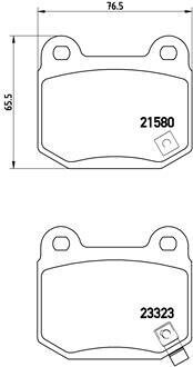 Колодки гальмівні дискові BREMBO P56048