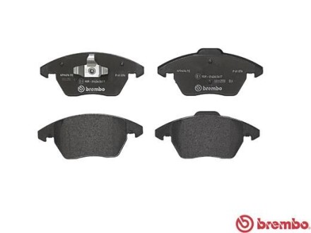 Колодка перед, Peugeot 307 / SW 2.0 HDi 10.03- Peugeot 308/VW Jetta 2011- BREMBO P61076