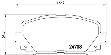 Тормозные колодки BREMBO P83101