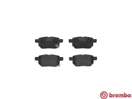 Колодка тормозов. диск. TOYOTA AURIS задн. (выр-во) BREMBO P 83 133