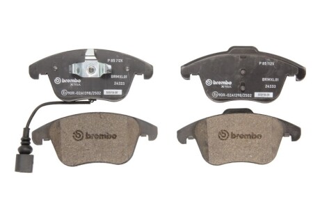 Комплект тормозных колодок BREMBO P85112X