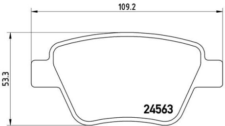 Колодки гальмівні дискові BREMBO P 85 114