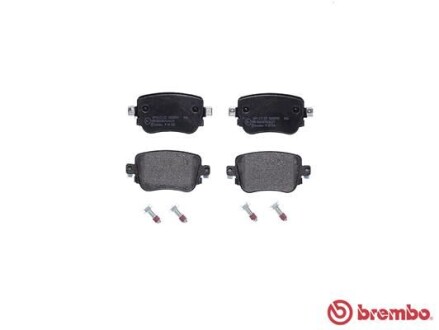 Колодка гальм. диск. SKODA OCTAVIA 1.8 2.0 2012-,SEAT LEON 2012- задн. BREMBO P 85 135