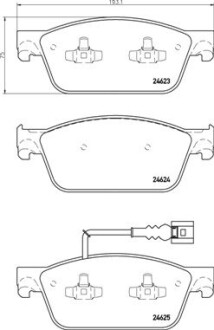 Комплект тормозных колодок BREMBO P85141