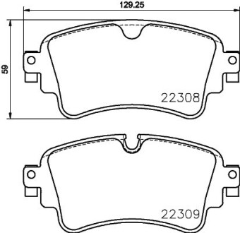 Колодки гальмівні дискові BREMBO P 85 154