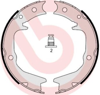 Комплект гальмівних колодок BREMBO S 54 519