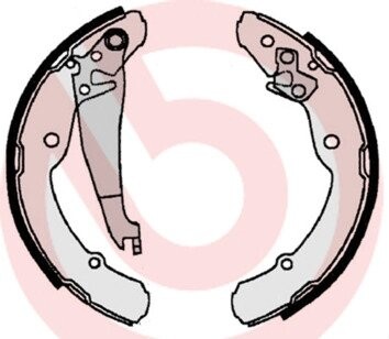 Комплект гальмівних колодок BREMBO S85516