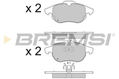 Гальмівні колодки пер. Vectra C 02- BREMSI BP3014