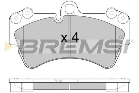 Тормозные колодки пер. Audi Q7/Touareg/Cayenne BREMSI BP3099