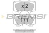 Гальмівні колодки пер. Toyota Land Cruiser/Hilux VII/Lexus GX/ MITSUBISHI PAJERO 01- (sumitomo) BREMSI BP3139 (фото 1)