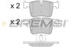 Гальмівні колодки пер. BMW 1/2/3/4/X3/X4 10- BREMSI BP3453 (фото 1)