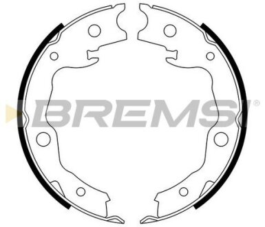 Колодки ручного тормоза Juke 10-/ X-Trail (T31) 07-13/ Qashqai 07-13/Leaf 10- BREMSI GF0876