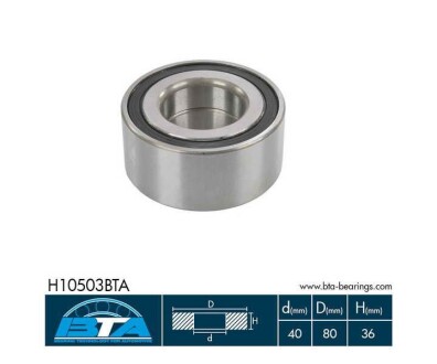 Подшипник колеса, комплект BTA H10503BTA