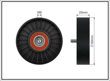 90xM8x25 Ролик паска приводного Citroen/Fiat/Lancia/P CAFFARO 12-18