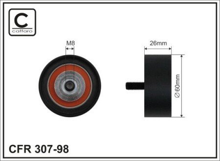 Ролик CAFFARO 307-98