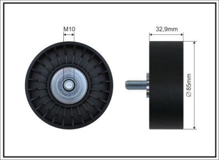 85x10x32 Ролик паска приводного BMW 5 E60, E61 03-10 CAFFARO 419-51