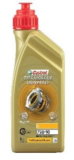 Олива трансміс. 75W-90 TRANSMAX UNIVERSAL LL, GL-4/GL-5, 1л, синт. CASTROL 15DD0D