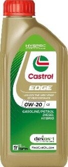 Олива моторна 0W-20 EDGE API SP, ACEA C5, Meets Chrysler MS 6395, 1л, синт. CASTROL 15F6E6