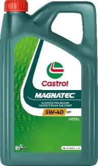 Олива моторна Magnatec Diesel 5w-40 DPF (Каністра 5л) CASTROL 15F913