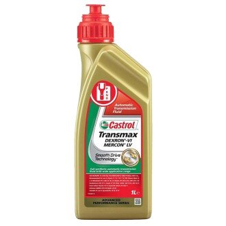 Олива трансмісійна Transmax ATF Dexron®-VI Mercon® LV Multivehicle 1 л (15D73A) CASTROL 970005