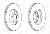 Гальмівний диск передній Peugeot 407, 607 / Citroen C5 III, C6 / Saab 9-5 CHAMPION 563031CH1 (фото 2)