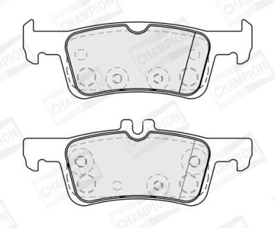 Тормозные колодки задние Ford Fiesta VII CHAMPION 573872CH