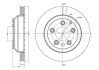 Тормозной диск зад. Q7/Touareg/Cayenne.(330x28) CIFAM 800-883C (фото 1)