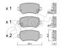 Гальмівні колодки Astra/Ceed/Combo/Zafira 94- CIFAM 822-542-0 (фото 1)