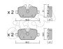 Гальмівні колодки зад. BMW 3(E90)/1(E81) 04-13 (TRW) CIFAM 822-641-0 (фото 1)